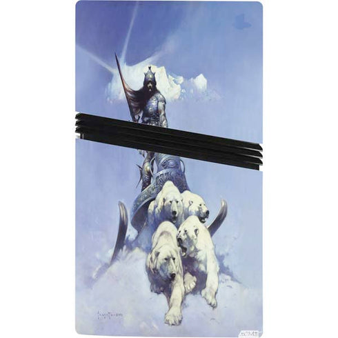 Sliver Warrior by Frazetta PS5 Pro Console Skin